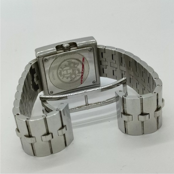 Hermès BE1.210 25mm Women's Watch - White Dial, Silver Bracelet, Model 3555451 - Picture 6 of 8